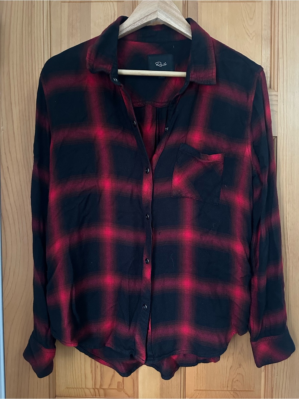 Rails Women’s Red and Black Plaid Shirt